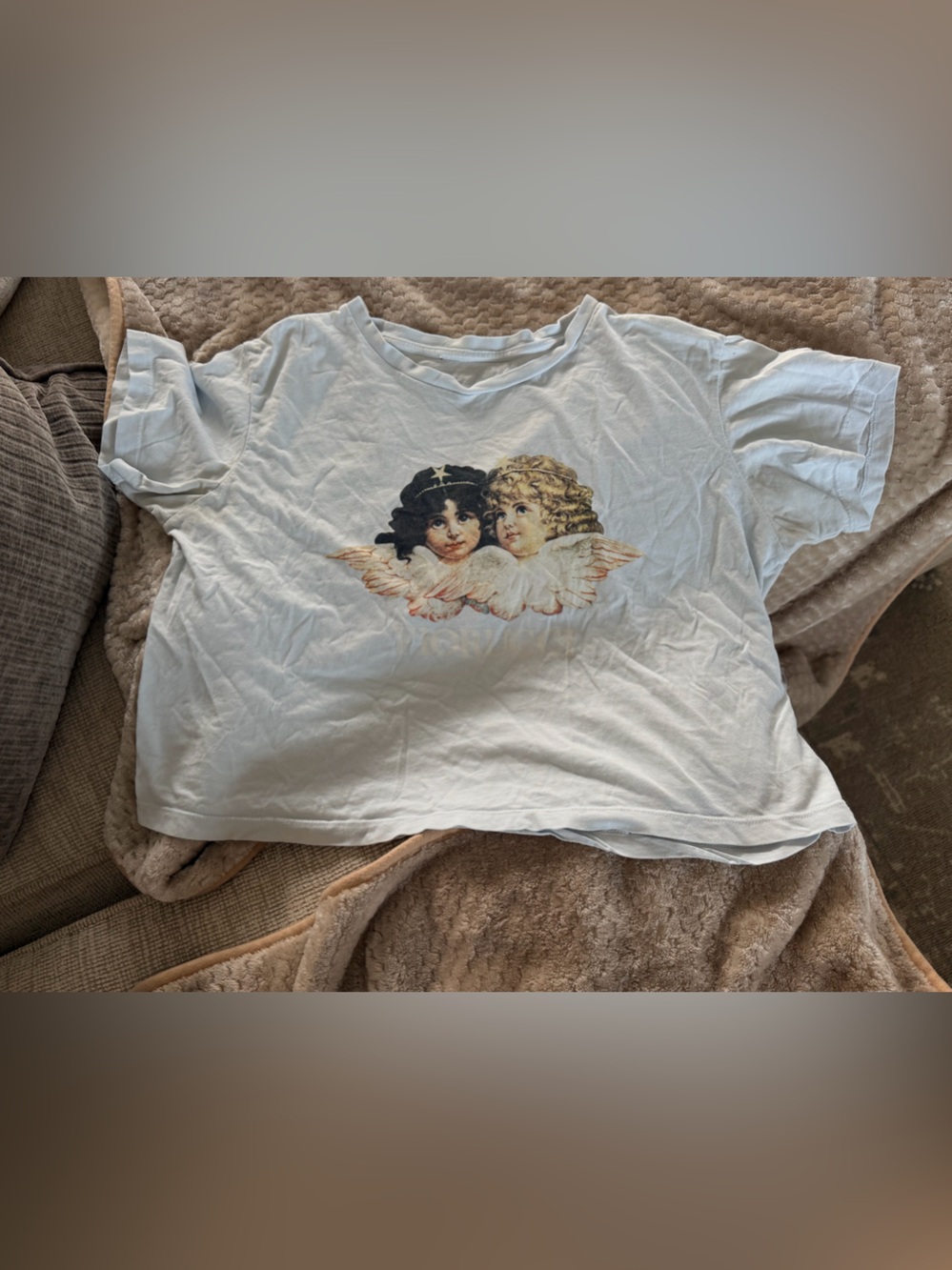 Fiorucci Blue Angel Graphic Short Sleeve Tee